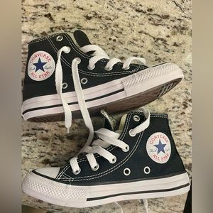 Black Chuck Taylor All Star high top  kids size 12